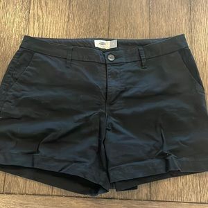 Old navy women’s cotton shorts, size 8, black
